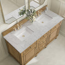 James Martin Lorelai 60" Double Bathroom Vanity, Light Natural Oak