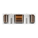 James Martin Breckenridge 72" Double Bathroom Vanity, Bright White