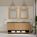 James Martin Solene 72" Double Bathroom Vanity, Seaside Oak