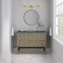 James Martin Emmeline 48" Single Bathroom Vanity, Pebble Oak
