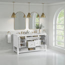 James Martin Breckenridge 60" Double Bathroom Vanity, Bright White