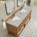 James Martin Malibu 72" Double Bathroom Vanity, Amber Birch