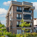 manufactured stone brick veneer barok antique handmade B01QU 102250 installed facade of apartment
