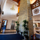 manufactured stone brick granulbrick 50 yellow handmade B04YL 102286 installed hotel lobby column