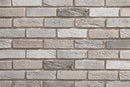 manufactured stone brick veneer loft dove handmade B09DV 317901 installed on modern building outside