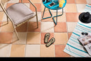 manufactured stone pavers 12x12 Isola 20 cotto dark cotto light cotto yellow installed on patio floor