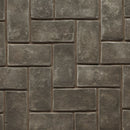 manufactured stone pavers 6x12 Bergamo Ash F02AS 317920 top view