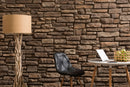 manufactured stone veneer slate look grand canyon coffee handmade S12CF 318780 installed wall MacBook air leather chair wood table floor lamp