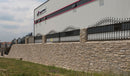 manufactured stone veneer slate look grand canyon pearl handmade S12PR 101245 installed outer wall factory