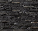 manufactured stone veneer slate look inka dark rundle black handmade S19RN 317862 product shot wide