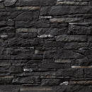 manufactured stone veneer slate look inka dark rundle black handmade S19RN 317862 product shot