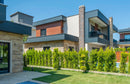 manufactured stone veneer slate look inka handmade S19SN 317860 installed facade modern house