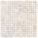 marble mosaic carrara white 1521629 tumbled 2x2 product shot 9 tiles topview