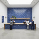 Marine Glossy Der Vogel Colore Look Ceramic Mosaics 11 1/2x11 1/2