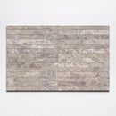 Iron Burgundy Fine Textured Plank Marble Tiles 1 9/16x18