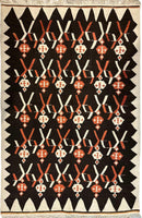 Masterpiece Large Vintage minimalistic Karabakh Kilim 7’5” x 11’