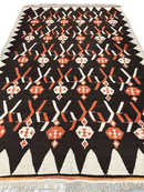Masterpiece Large Vintage minimalistic Karabakh Kilim 7’5” x 11’