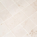 mayra white limestone 24x24 polished angle view