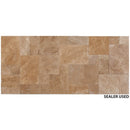 Meandros Walnut Antique Pattern Brushed, Chiseled and Unfilled - Full Truckload sealer use top product shot