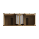 James Martin Brittany 60" Double Bathroom Vanity, Pecan