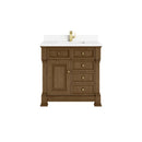 James Martin Brookfield 36" Single Bathroom Vanity, Honey Oak