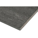 Metropolis Gray 12"x 24" Glazed Porcelain Floor and Wall Tile - MSI Collection NMETGRA1224 Product Shot One Tile Profile View