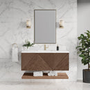 James Martin Marcello 48" Floating Single Bathroom Vanity, Chestnut