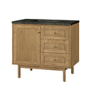 James Martin Laurent 36" Dual Mount Single Bathroom Vanity, Light Natural Oak