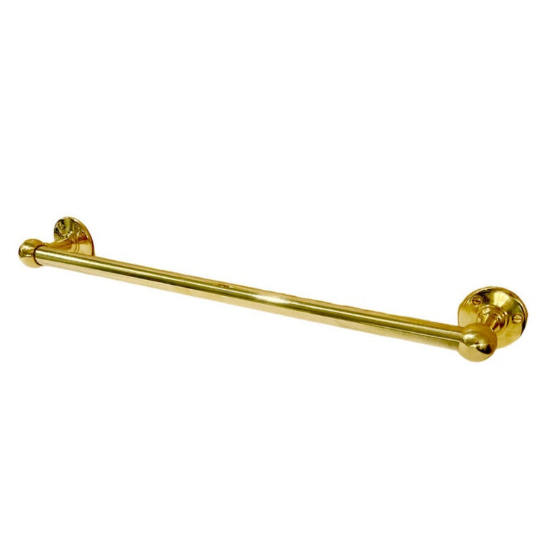 Single Bar Brass Towel Holder For Bathroom.