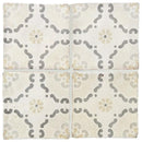 Sicilian Sand Glazed Terracotta Accent Tiles 6x6