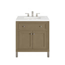 James Martin Chicago 30" Single Bathroom Vanity, Walnut Whisper