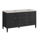 James Martin Myrrin 60" Double Bathroom Vanity, Carbon Oak