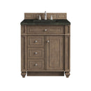 James Martin Bristol 30" Single Bathroom Vanity, Whitewashed Walnut