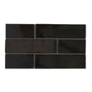 Grey Vista Glossy Glazed Terracotta Tiles 2 1/8x7 1/2