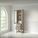 James Martin Breckenridge Linen Cabinet, Whitewashed Oak