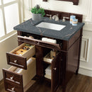 James Martin Brittany 30" Single Bathroom Vanity, Burnished Mahogany