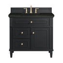 James Martin Lorelai 36" Single Bathroom Vanity, Black Onyx