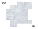 Mugla White Marble Sandblasted Brushed Paver