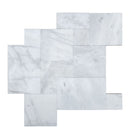 Mugla White Marble Sandblasted Brushed Paver