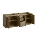 James Martin Chicago 72" Double Bathroom Vanity, Walnut Whisper