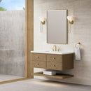 James Martin Allamari 48" Floating Single Bathroom Vanity, Dune Mist