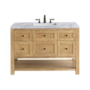 James Martin Breckenridge 48" Single Bathroom Vanity, Light Natural Oak