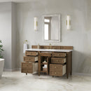 James Martin Brittany 60" Single Bathroom Vanity, Pecan