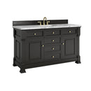 James Martin Brookfield 60" Single Bathroom Vanity, Black Onyx