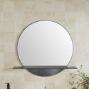 James Martin Platform 24" Mirror, Modern Iron
