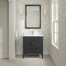 James Martin Myrrin 30" Single Bathroom Vanity, Carbon Oak