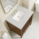 James Martin Myrrin 30" Single Bathroom Vanity, Mid-Century Walnut