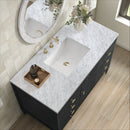 James Martin Myrrin 48" Single Bathroom Vanity, Carbon Oak