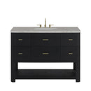 James Martin Lucian 48" Single Bathroom Vanity, Carbon Oak