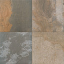 mystique multicolor porcelain pavers 24x24in matte floor tile LPAVNMYSMUL2424 4 tiles top view